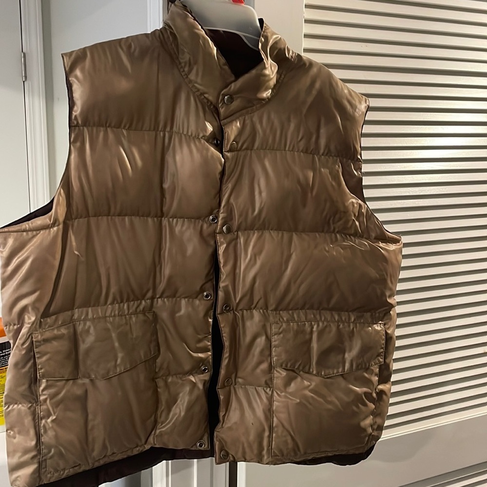 Brown bubble Vest
